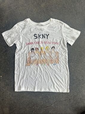 White graphics t-shirt by Unfortunate Portrait sz M. Never worn